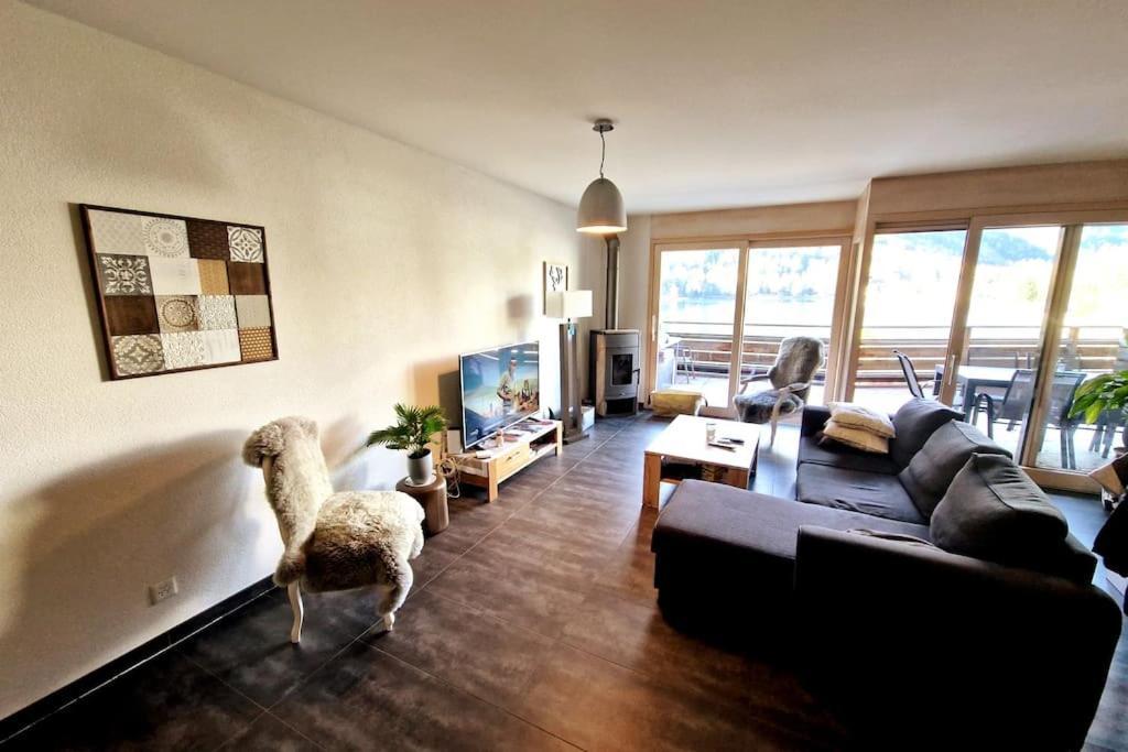 Superbe Appartement Champex-Lac Avec Piscine Et Sauna Εξωτερικό φωτογραφία
