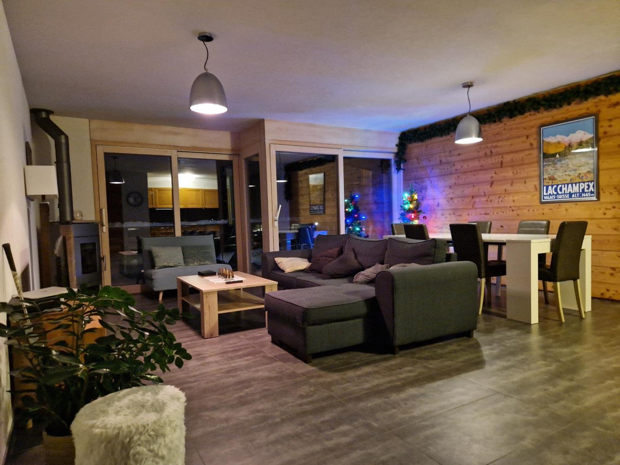 Superbe Appartement Champex-Lac Avec Piscine Et Sauna Εξωτερικό φωτογραφία